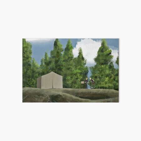 Camping Fantasy Art Board Print
