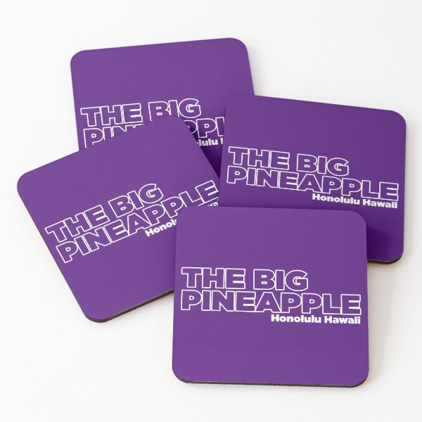 Item preview, CITY NICKNAMES - THE BIG PINEAPPLE - HONOLULU HAWAII designed and sold by WOOFANG.