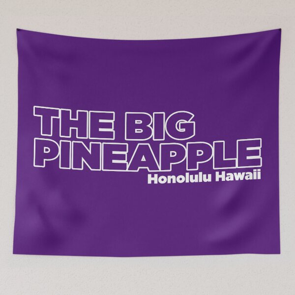 Item preview, CITY NICKNAMES - THE BIG PINEAPPLE - HONOLULU HAWAII designed and sold by WOOFANG.