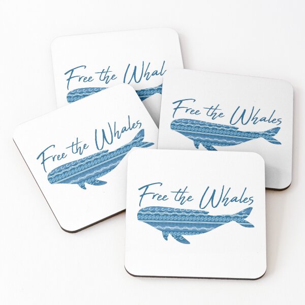 Item preview, Free the whales designed and sold by johndesignwaves.