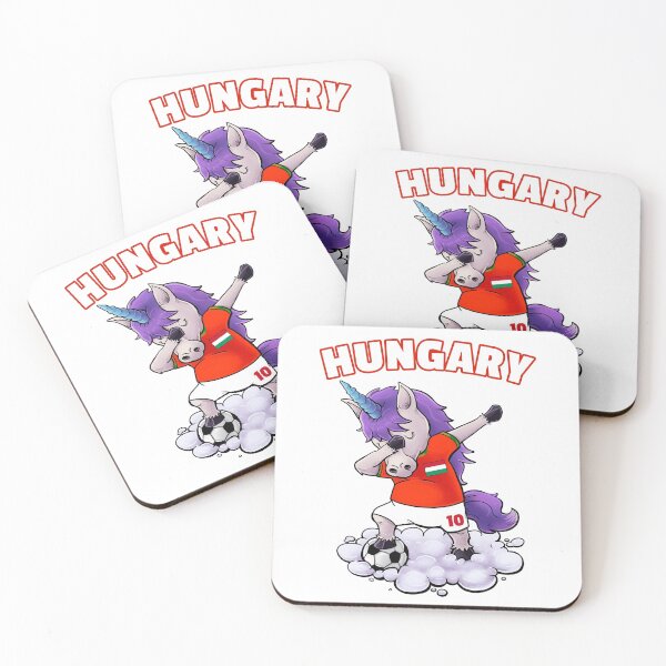 Item preview, Dabbing Soccer Unicorn Funny Hungary Soccer Kids - Hungarian Football designed and sold by NUMAcreations.