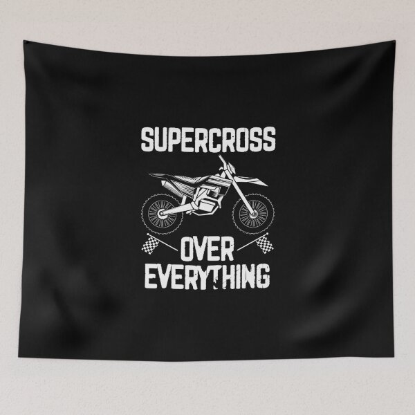 Artikelvorschau, Supercross über alles Freestyle Motocross Motorrad entworfen und verkauft von Nessshirts.