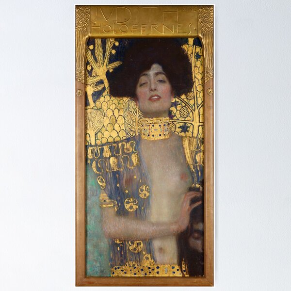 Aperçu de l'œuvre Judith et la tête d'Holopherne Peinture de Gustav Klimt créée et vendue par JDesigningMO.