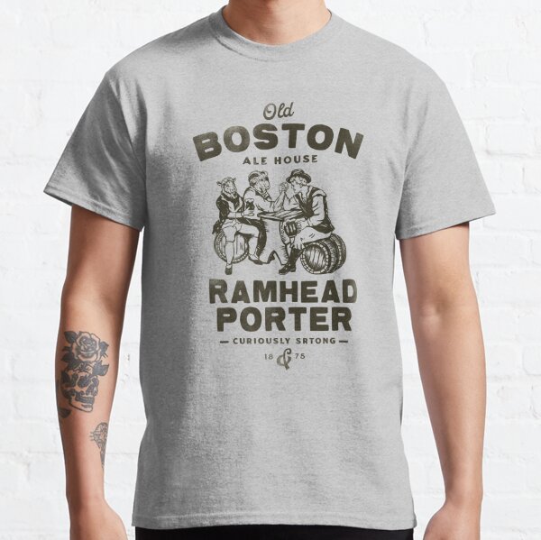 Old Boston Ale House Ramhead Porter. Cool Vintage Beer & Travel Art Classic T-Shirt