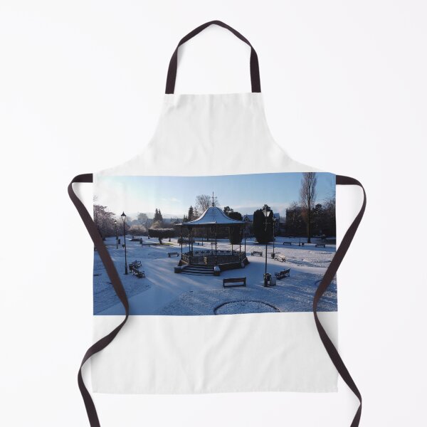 Item preview, Victoria Gardens Bandstand Snowy Sunrise designed and sold by Darksider-Photo.