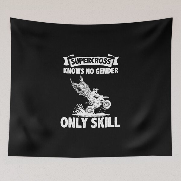 Item preview, Supercross Knows No Gender Only Skill Freestyle Motocross designed and sold by Nessshirts.