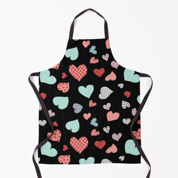 Item preview, Hearts Abound-Black designed and sold by RepeatCandy.
