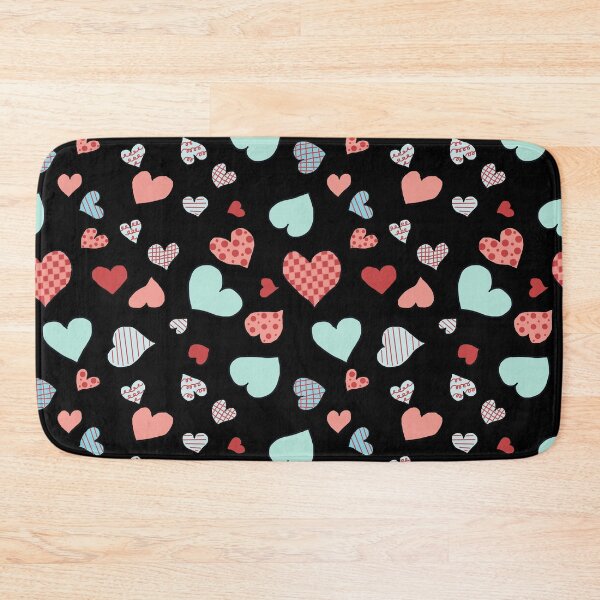 Item preview, Hearts Abound-Black designed and sold by RepeatCandy.
