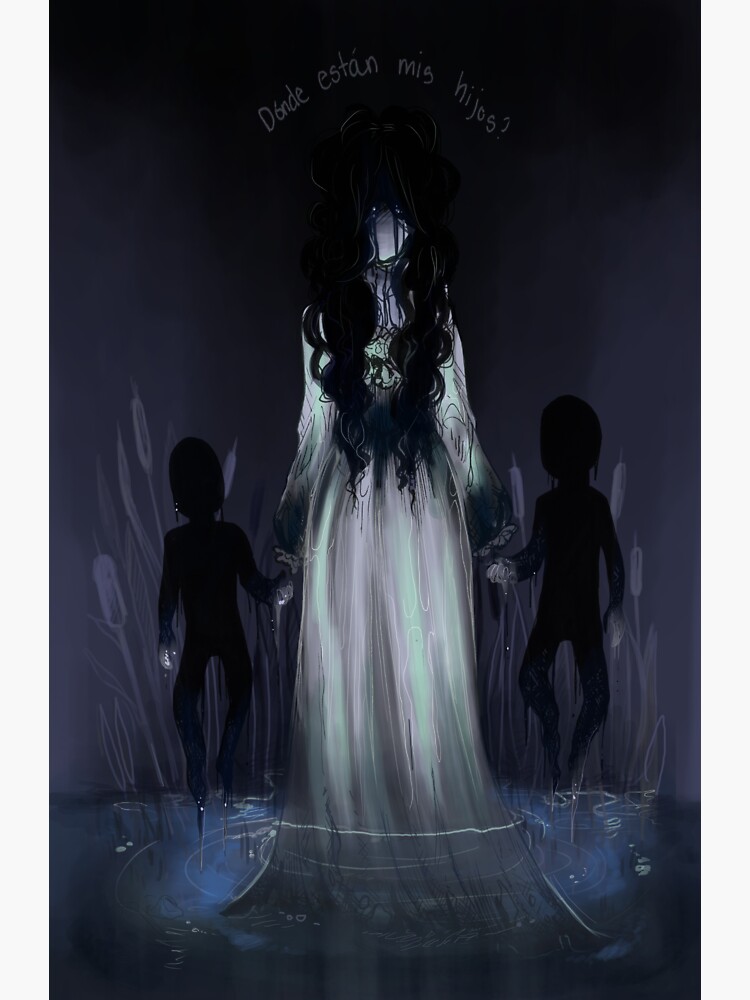 "La Llorona" Sticker for Sale by ERReveles Redbubble