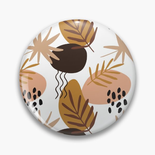 Item preview, Abstract Geometrical leafs Earth Ton  designed and sold by MutchiDesign.