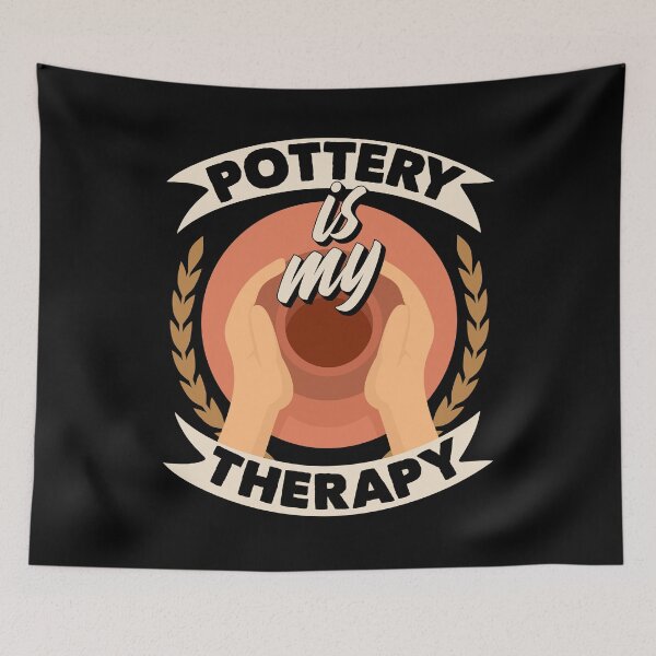 Item preview, Sculpting Clay Pottery Is My Therapy Earthenware designed and sold by ShopTheStyle.