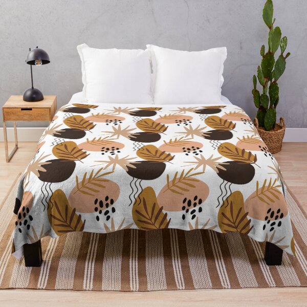 Item preview, Abstract Geometrical leafs Earth Ton  designed and sold by MutchiDesign.