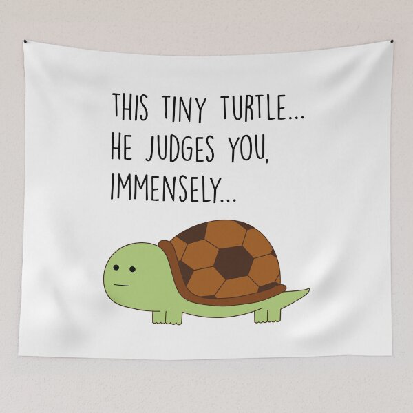 Item preview, Tiny Turtle Judges You designed and sold by SkyStract.