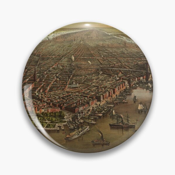 Item preview, New York City (1873) designed and sold by allhistory.