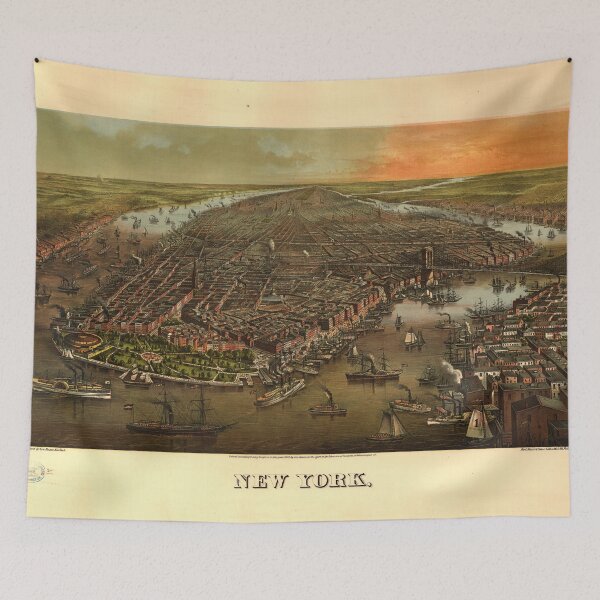 Item preview, New York City (1873) designed and sold by allhistory.