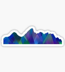 Pegatina Vida en la montaña