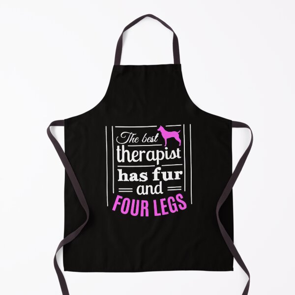 Item preview, The Best Therapist Has Fur and Four Legs - Trendy quote typographical White designed and sold by WearWolfDesigns.