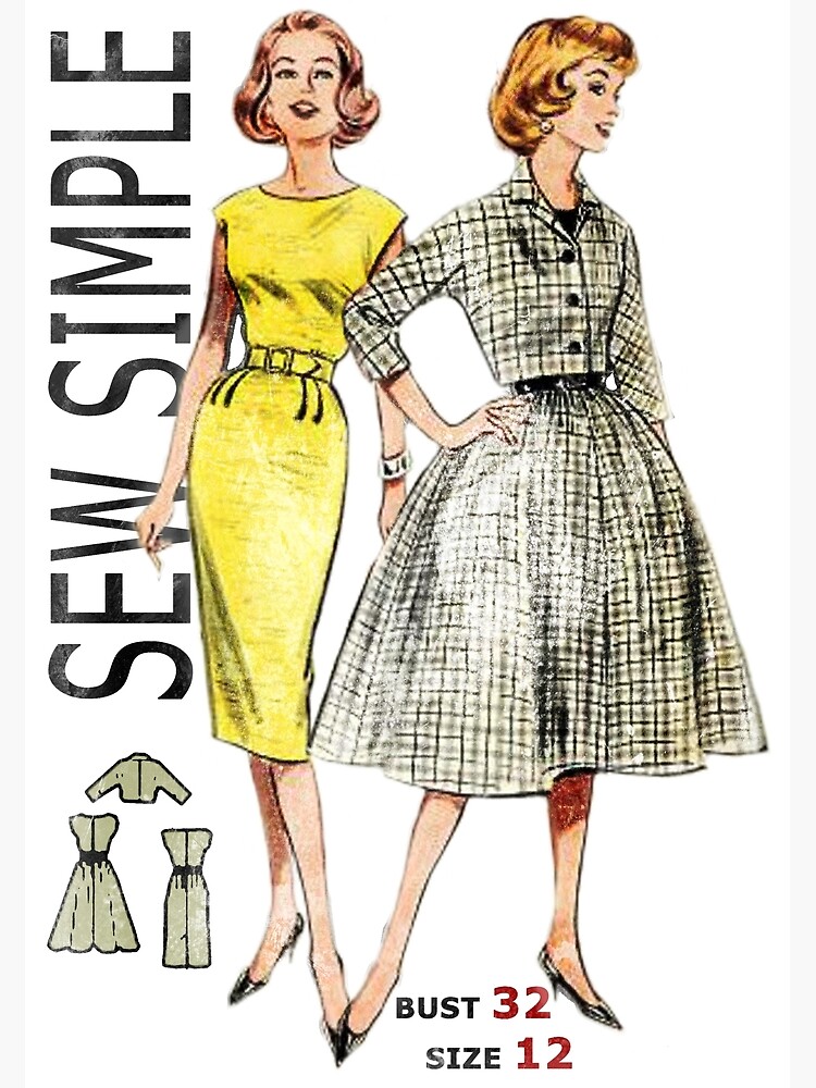 Discover Sew Simple - Stitchery Premium Matte Vertical Poster