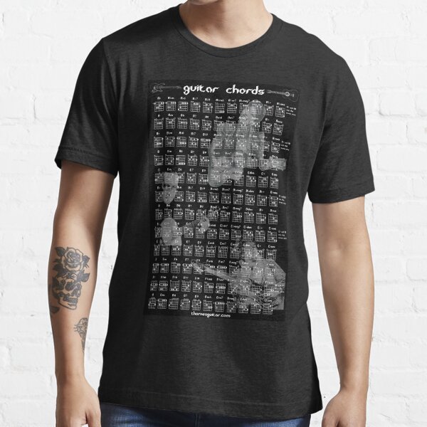 Guitar Chord Chart Essential T-Shirt