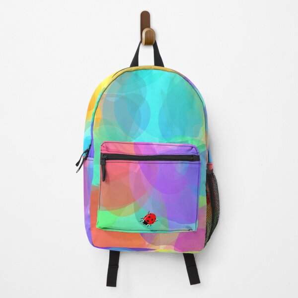 Item preview, Lienzo mariquitas acuarelas arcoiris designed and sold by miyagifactory.
