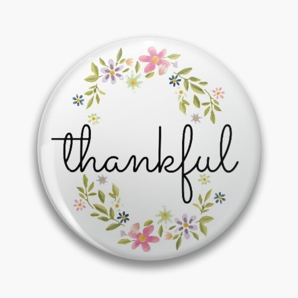 Item preview, "Thankful Floral Wreath" designed and sold by ChristinesCo.