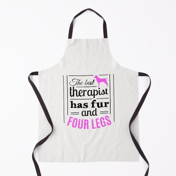 Item preview, The Best Therapist Has Fur and Four Legs - Trendy quote typographical White designed and sold by WearWolfDesigns.