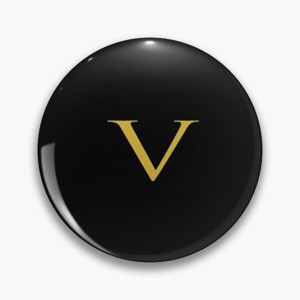 Number 45 Roman Numeral LV Black and White Pin for Sale by nocap82