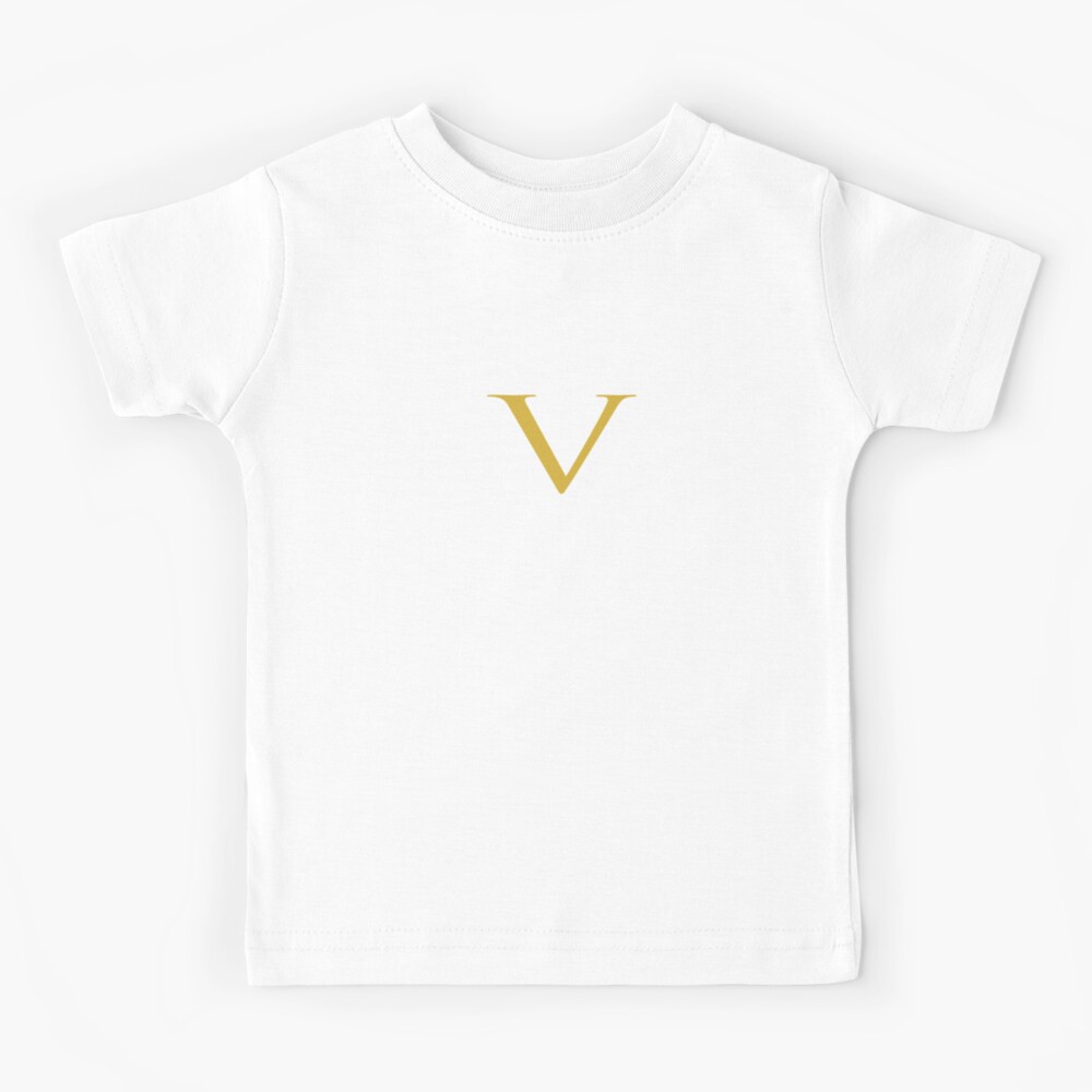 Number 55 Roman Numeral LV Gold Kids T-Shirt for Sale by nocap82