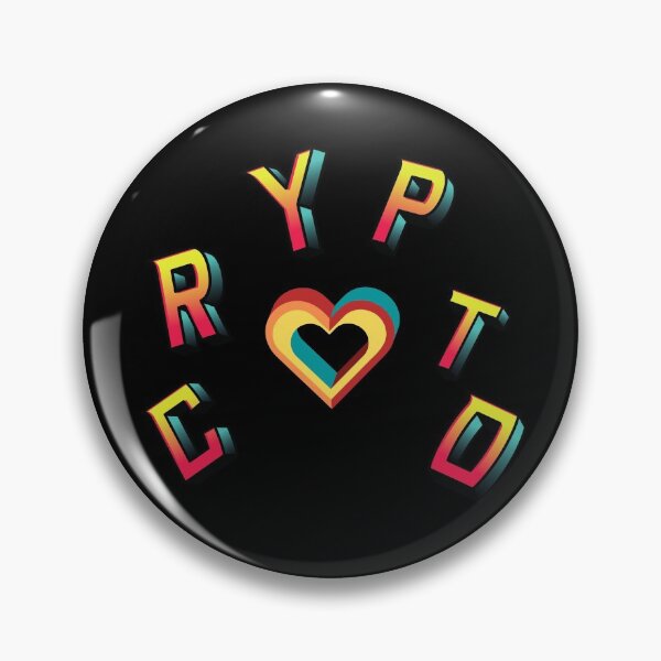 Item preview, Crypto Love-Black designed and sold by Trendi61.