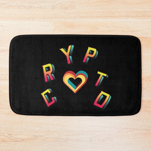 Item preview, Crypto Love-Black designed and sold by Trendi61.