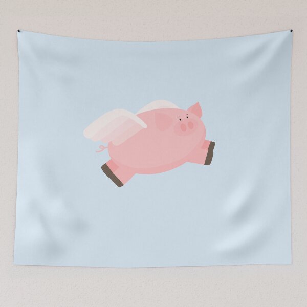 Item preview, Flying Pig designed and sold by PepAndGrace.