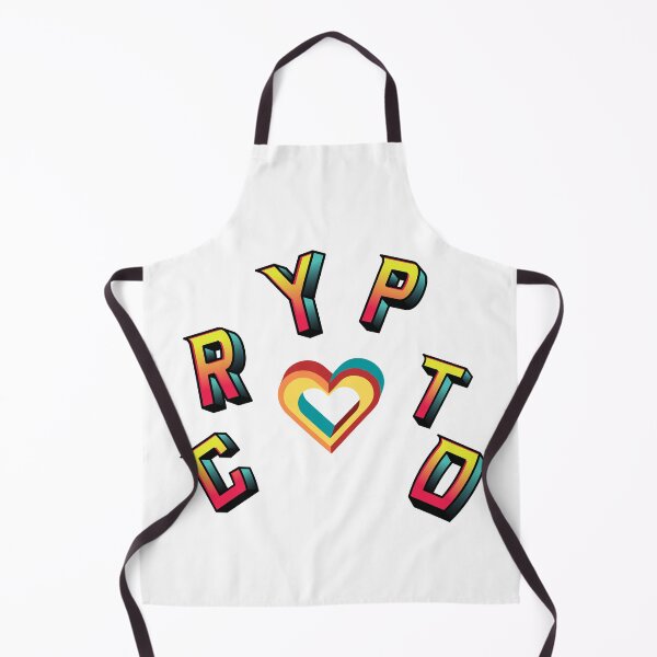 Item preview, Crypto Love-White Background  designed and sold by Trendi61.