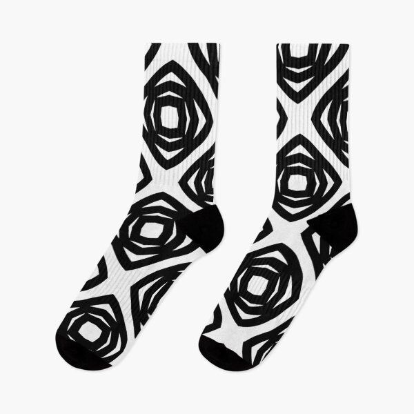 Item preview, Black and white abstract pattern  designed and sold by Srujanagade.