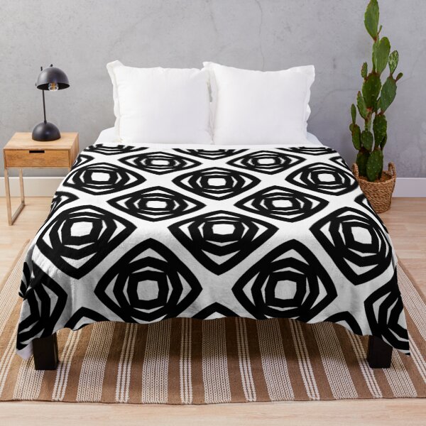 Item preview, Black and white abstract pattern  designed and sold by Srujanagade.