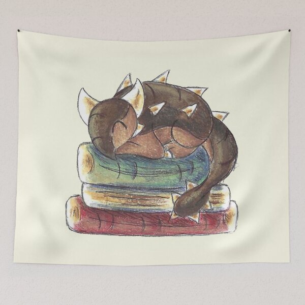 Item preview, Curled Up in Studies designed and sold by KOKeefeArt.