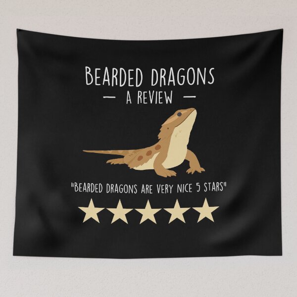 Item preview, Bearded Dragon Review designed and sold by Clara Hollins.