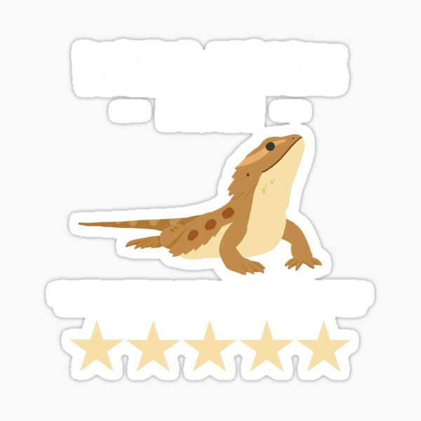 Item preview, Bearded Dragon Review designed and sold by Clara Hollins.
