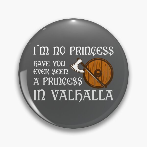 Item preview, There are no princesses in Valhalla designed and sold by Midgardr.