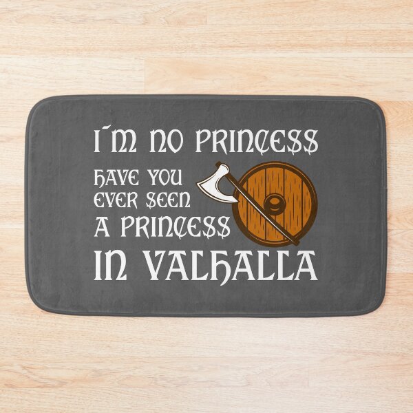 Item preview, There are no princesses in Valhalla designed and sold by Midgardr.