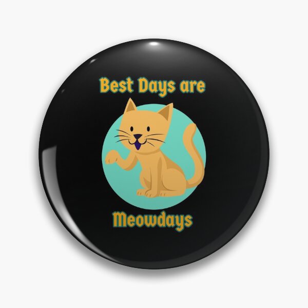 Item preview, Best days are meowdays Funny Yellow cat designed and sold by Cool Store.