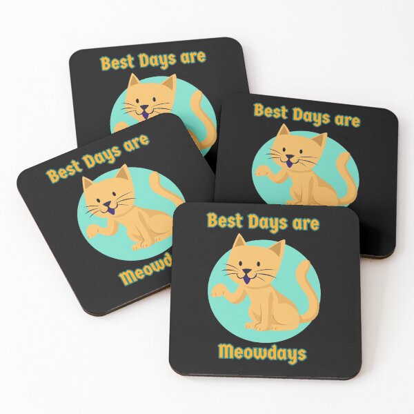 Item preview, Best days are meowdays Funny Yellow cat designed and sold by Cool Store.