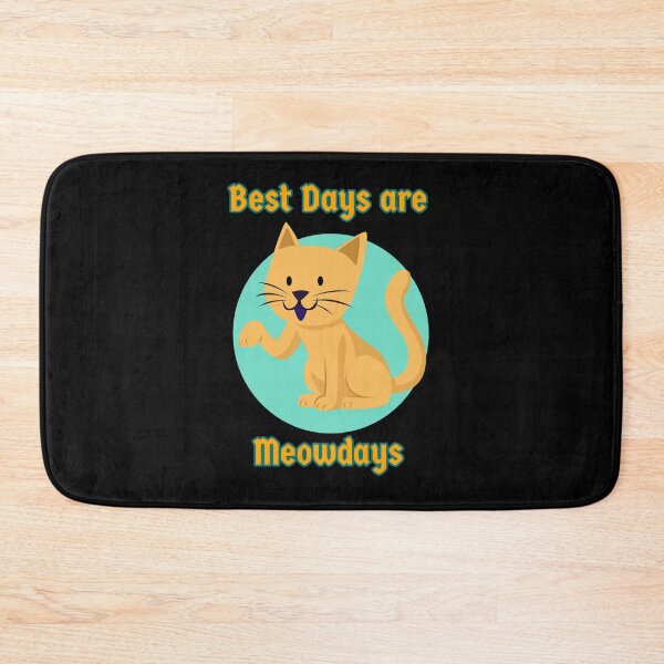 Item preview, Best days are meowdays Funny Yellow cat designed and sold by Cool Store.