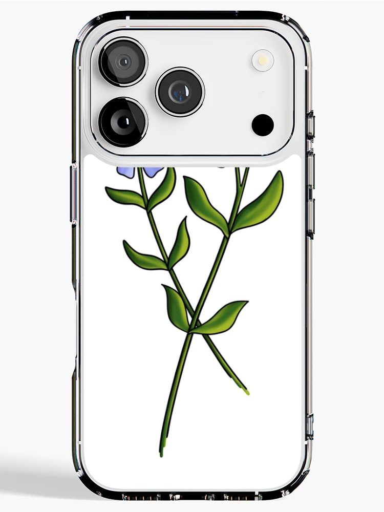 Aperçu 1 sur 5. Coque iPhone avec l'œuvre Pervenche créée et vendue par Reeseworks.
