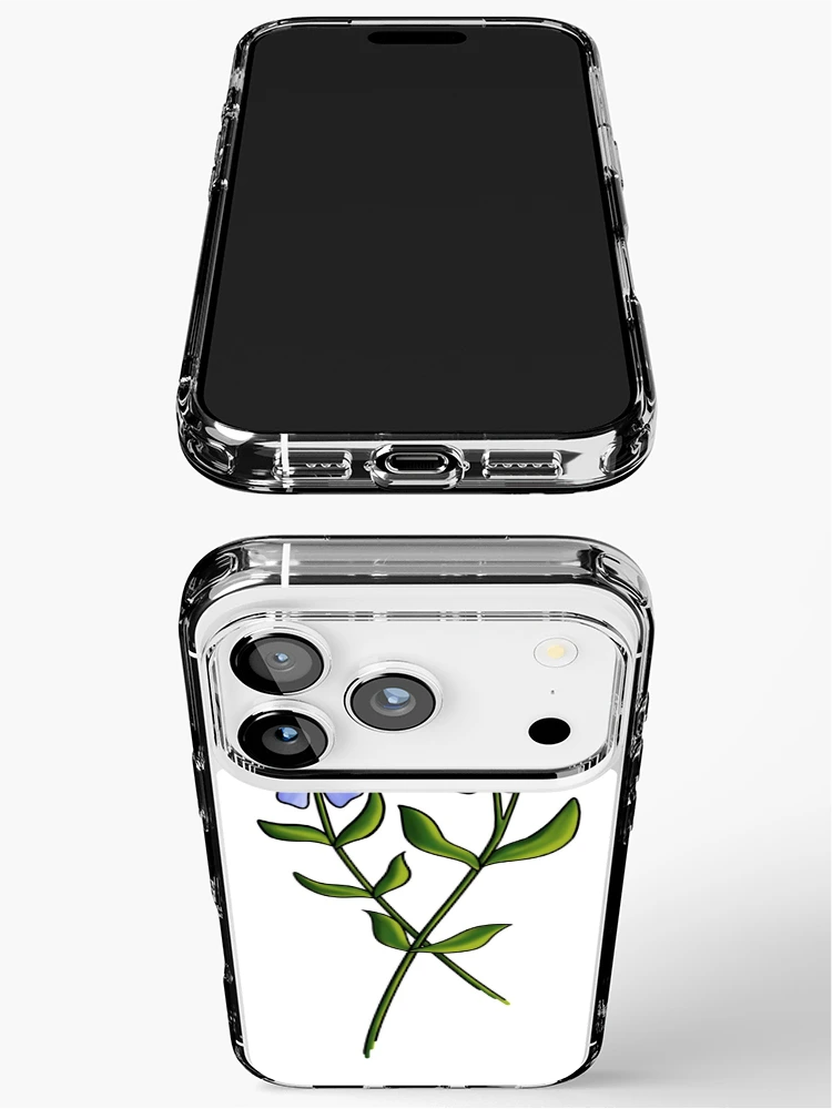 Aperçu 3 sur 5. Coque iPhone avec l'œuvre Pervenche créée et vendue par Reeseworks.