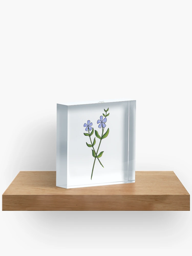 Thumbnail 2 of 5, Acrylic Block, Periwinkle designed and sold by Reeseworks.