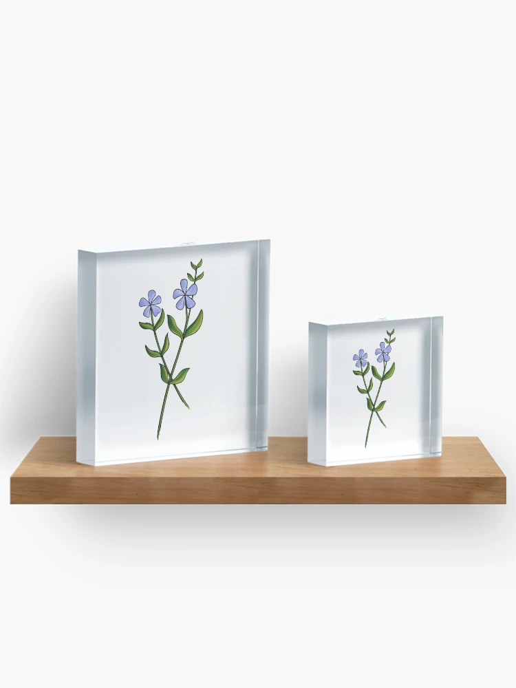 Thumbnail 3 of 5, Acrylic Block, Periwinkle designed and sold by Reeseworks.