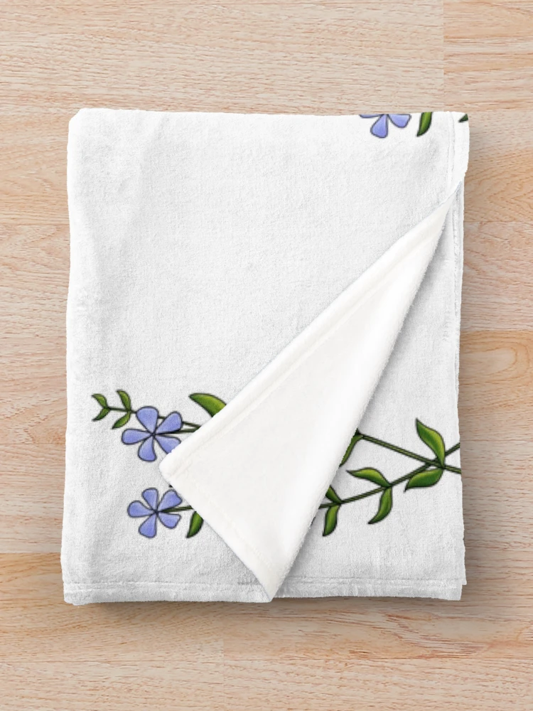 Thumbnail 3 of 6, Throw Blanket, Periwinkle designed and sold by Reeseworks.