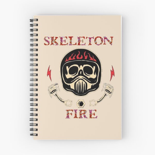 Item preview, funny flaming skeleton skull with headphones designed and sold by Marouane21.