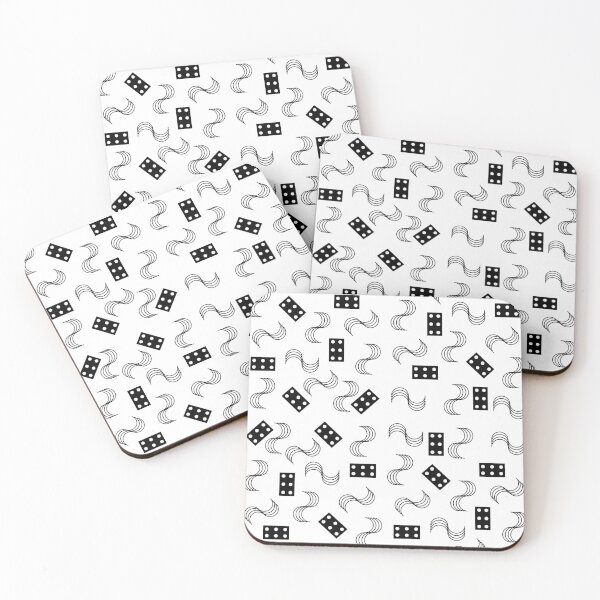 Item preview, Abstract S Domino Pattern black designed and sold by mrtraz.