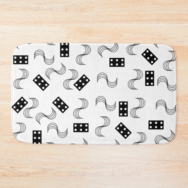 Item preview, Abstract S Domino Pattern black designed and sold by mrtraz.